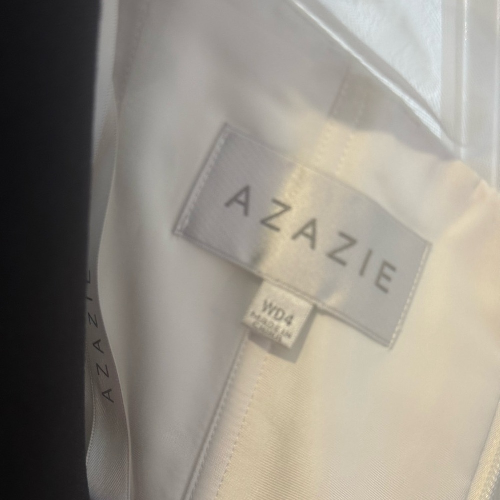 NWT Azazie Sz 4 Kamora Ivory Wedding Dress #AZ411452 - Picture 12 of 12
